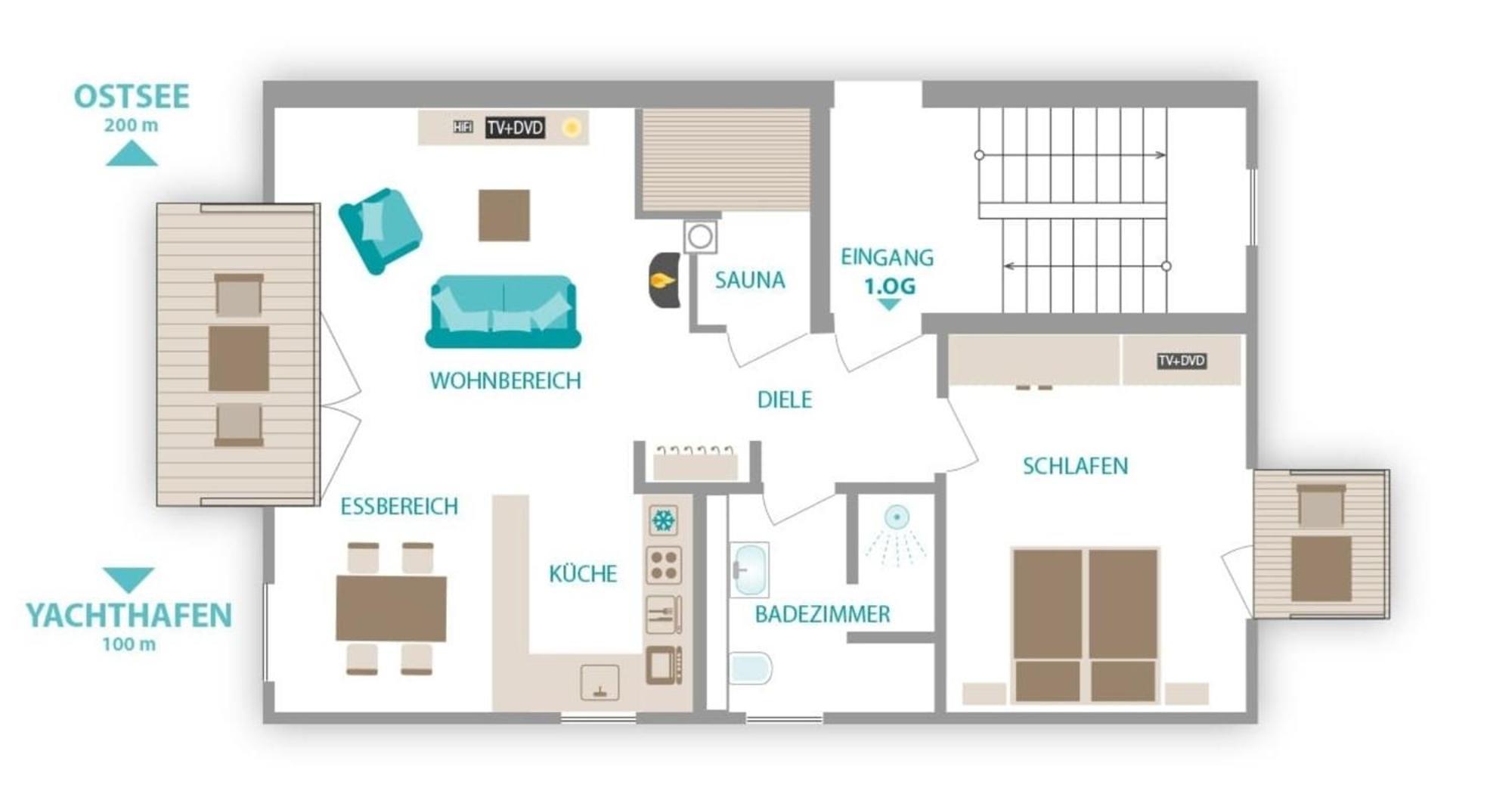 Ostsee - Appartement Nr 89 "Salzaster" Im Strand Resort 海利根港 外观 照片